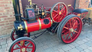 Alfred Dodman 4” scale model steam traction engine boiler washout and descale