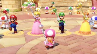 Super Mario Party Minigames - Mario Vs Peach Vs Luigi Vs Daisy