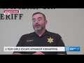 Two South Carolina teenage girls escape after being kidnapped: Full news conference