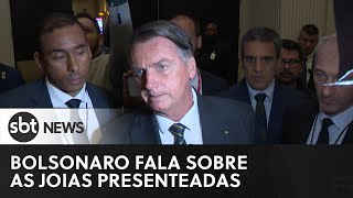 Bolsonaro fala ao SBT sobre as joias presenteadas pelo governo saudita