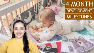 4 Month Baby Milestones | Development Milestones | 4 महीने में शिशु विकास