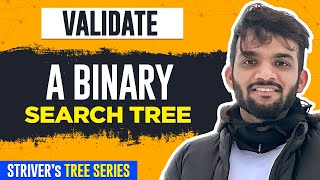 L46. Check if a tree is a BST or BT | Validate a BST