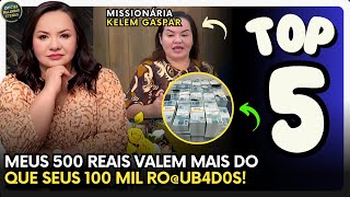 5️⃣ Testemunhos de Arrepiar da 👉Missionária Kelem Gaspar👈 Deus vai falar com Você 5 Vezes🔥