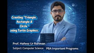 Python Turtle Graphics Tutorial: Draw Rectangle, Triangle & Circle