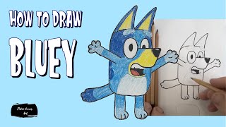 How to Draw Bluey step by step - a Beginner's Guide