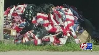 US flags strewn among trash at Veteran’s Memorial Cemetery
