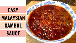 MALAYSIAN SAMBAL Sauce Spicy Food Lovers Must Have | Aunty Mary Cooks 💕