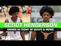 Scoot Henderson WENT CRAZY in front of Sharife Cooper, Ant Edwards, Quavo and more! 🤩