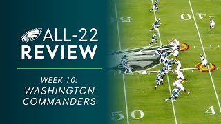 Fran Duffy Breaks Down the Washington Commanders vs Philadelphia Eagles Matchup | All-22 Review