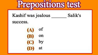 45+ prepositions quiz in English grammar | English grammar quiz | Most important prepositions quiz