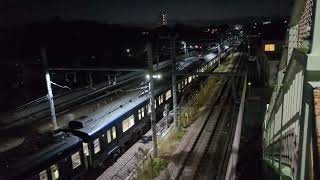 相鉄9000系9702編成回送と東急目黒線3000系3811編成各停湘南台行き