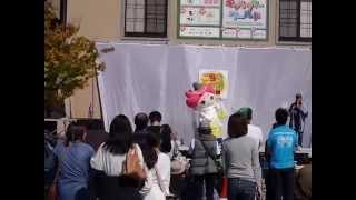 ゆるキャラまつりｉｎ彦根2014　高萩市　はぎまろステージ