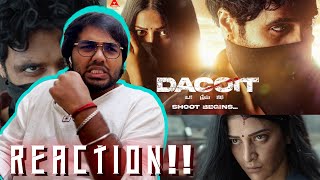 Dacoit Title Teaser | REACTION!! |Adivi Sesh | Shruti Haasan | Shaneil Deo | Annapurna Studios
