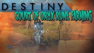 Destiny - How to get Runes for Court of Oryx