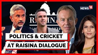 Raisina Dialogue 2023 | S Jaishankar, Tony Blair & Kevin Pietersen Discuss World Politics |  News18