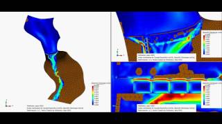 Flow through a fishway [Iber model]