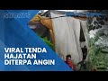 Video Detik-detik Tamu Undangan Berhamburan akibat Tenda Hajatan 