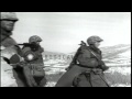 US Marines retreat in the Chosin Reservoir, Korea. HD Stock Footage