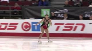 Sophie LAROUCHE - Junior Women Free Program - CTNSC17