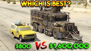 GTA 5 ONLINE : CHEAP TRUCK VS EXPENSIVE TRUCK (WHICH IS BEST?)