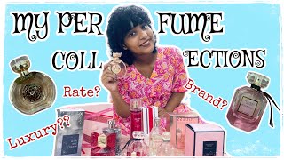 എന്റെ Perfume Collections കണ്ടാലോ?? ഇത്രേം സുഗന്ധങ്ങളോ😱 #perfume #fragrance #perfumecollection