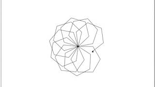 Python Turtle Polygon Flower