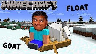 Floating With My Goat in MINECRAFT