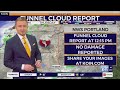 Funnel cloud report as Portland see rain