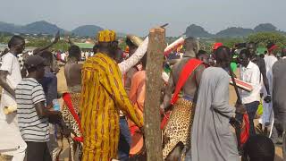 Magot Khot scaring his Rivals at the Lith VS Makuach Payam