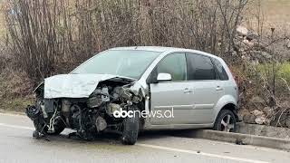 Aksident në aksin Pogradec-Qafë Thanë/ Përplasen dy automjete, një person i plagosur