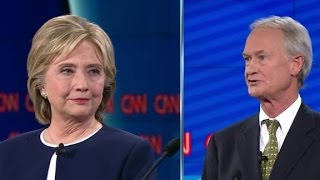 (Democratic Debate) Hillary Clinton declines to respond to Chafee on email