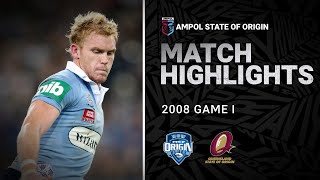 NSW Blues v QLD Maroons Match Highlights | Game I, 2008 | State of Origin | NRL