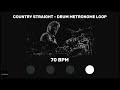 country straight drum metronome loop 70 bpm