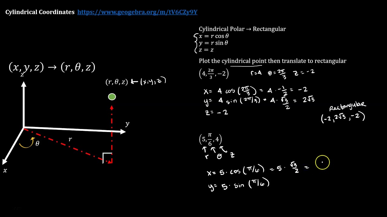 5.5 Triple Integrals In Cylindrical And Spherical Coordinate - YouTube