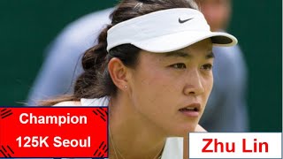 Zhu Lin (CHN) wins the Seoul Women Challenger title!