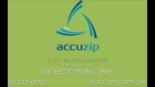 AccuZIP Direct Mail API- How to Purchase a List
