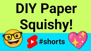 DIY Paper Squishy 💖 #shorts