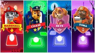 Paw Patrol ☄️ Ryder 🌟 Marshall 🌟 Everest 🌟 Chase ☄️ Tiles Hop EDM Rush!