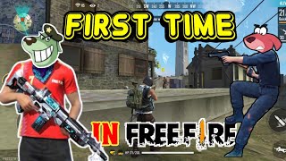 FIRST TIME | IN FREE FIRE🔥🔥 || WITH PAKDAM PAKDAI CARTOON VOICE.