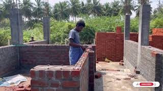 வீடு கட்டும் முறை STEP BY STEP விளக்கம் Tamil Vlog - 4 Stage - Roof Level.