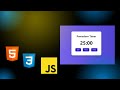 I Mastered Building a POMODORO TIMER in 23 Minutes with HTML CSS & JavaScript