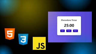 I Mastered Building a POMODORO TIMER in 23 Minutes with HTML CSS & JavaScript