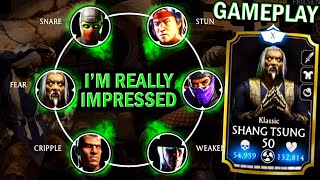 MK Mobile. My Klassic Shang Tsung Gameplay. I Am Actually Impressed! Should You Buy Him?