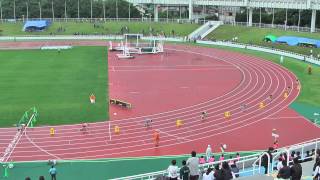 H27　千葉県中学通信陸上　女子4x100mR決勝　優勝ちはら台南