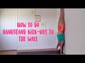 Yoga Handstand Kick-Ups To The Wall Instruction Tutorial - Shana Meyerson YOGAthletica