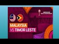 Live Malayasia U16 vs Timor Leste U16❗Piala Aff U16