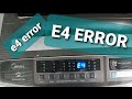 how to repair E4 error of  media washing machine 10kg