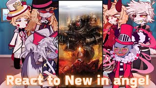 Hazbin Hotel Angels react to Warhammer 40k  | Lucifer | Charlie | Gacha life 2 | titanicus