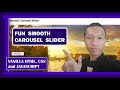 Custom Smooth carousel with Vanilla HTML, CSS and JavaScript