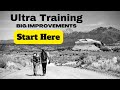 Ultra Running: Improve Your Ability FIRST